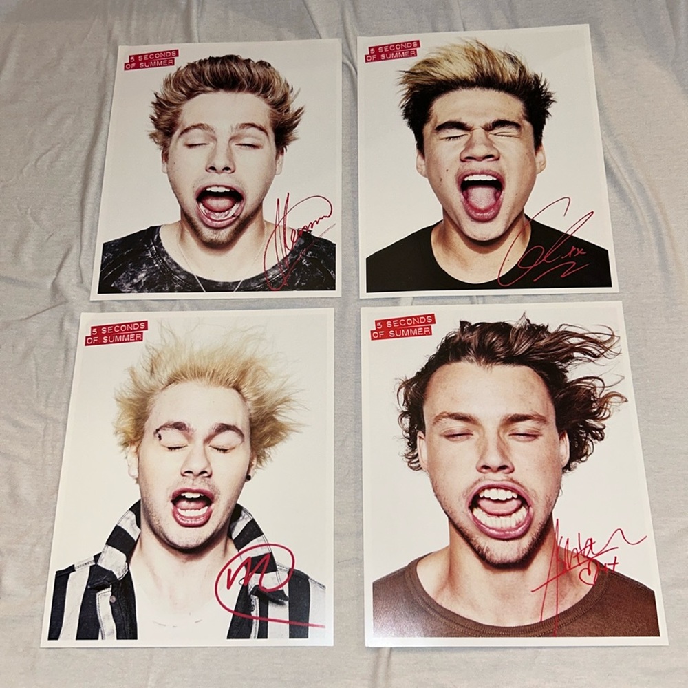 5 Seconds of Summer Poster Set